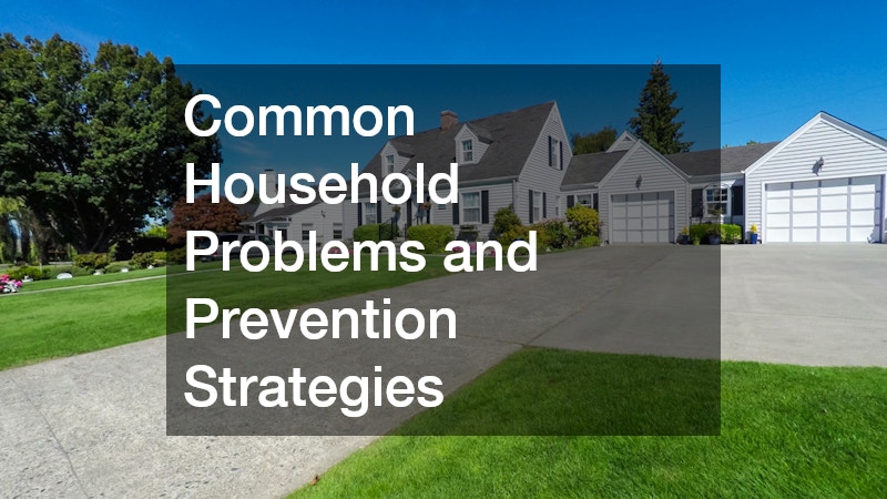 Common Household Problems and Prevention Strategies